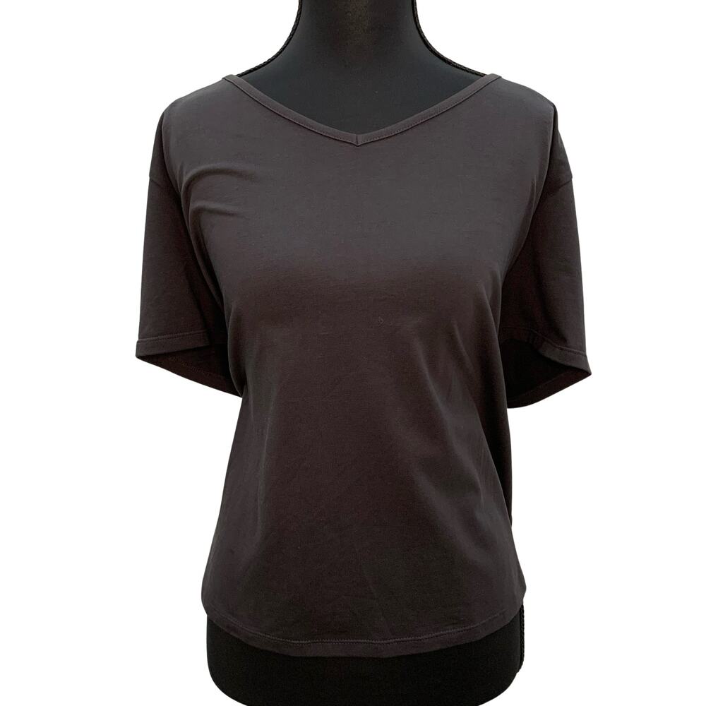 New With Tags Plus Size Exposed-Back Tee w/ Metallic Fringe | 2XL | Lucky 777